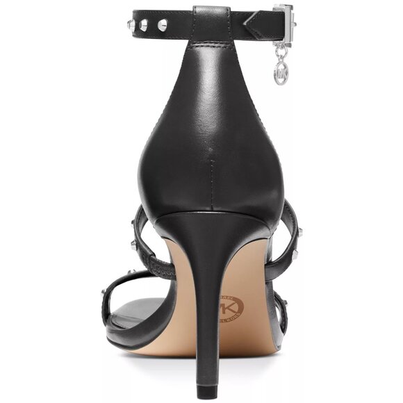 Michael Kors Women's Koda Strappy Studded Dress Sandals Black Size 8 - Picture 4 of 8